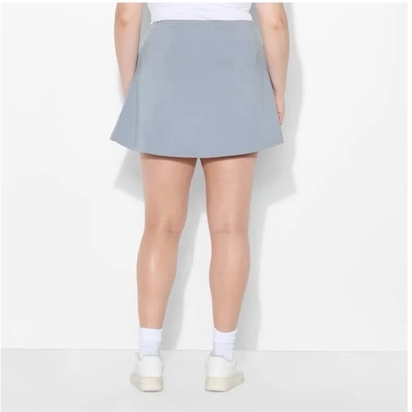 NWT Wild Fable High Rise A- Line Slate Gray Skort- XL - Picture 2 of 10